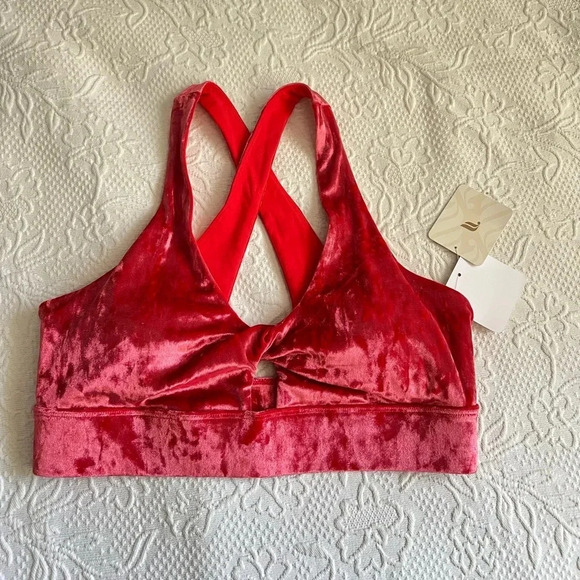 Fabletics Oasis Crushed Velour bra Size small - Picture 9 of 10